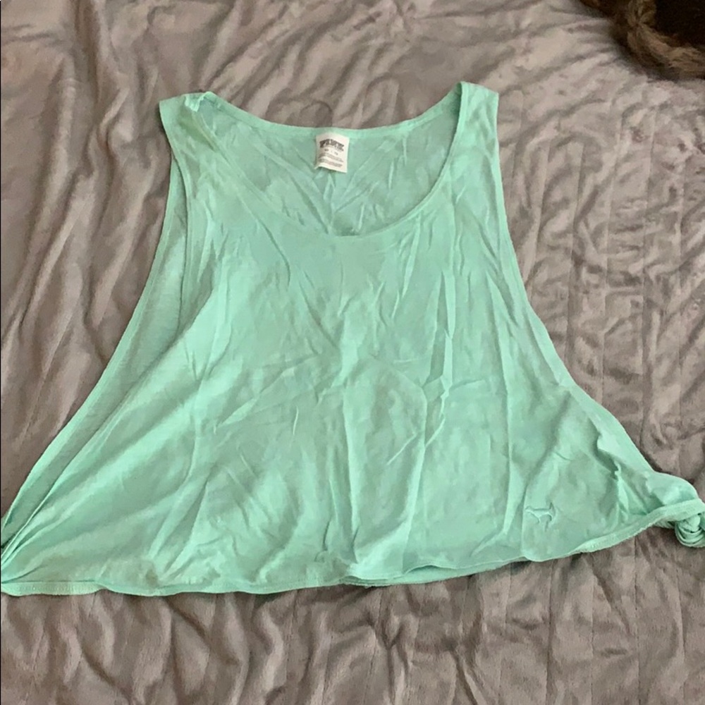 Pink brand tank top